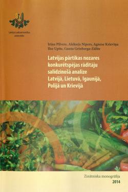 Latvijas pārtikas nozares konkurētspējas rādītāju salīdzinošā analīze Latvijā, Lietuvā, Igaunijā, Polijā un Krievijā